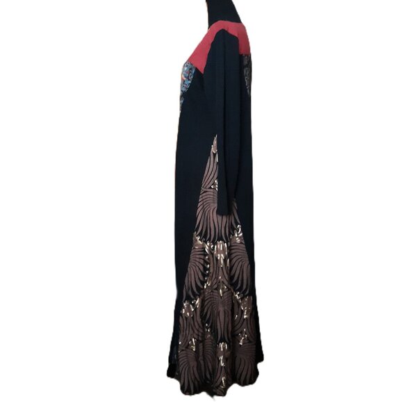 Soft Surroundings Women's Embellished Embroidered Icon Sultana Maxi Dress Large - Picture 4 of 10